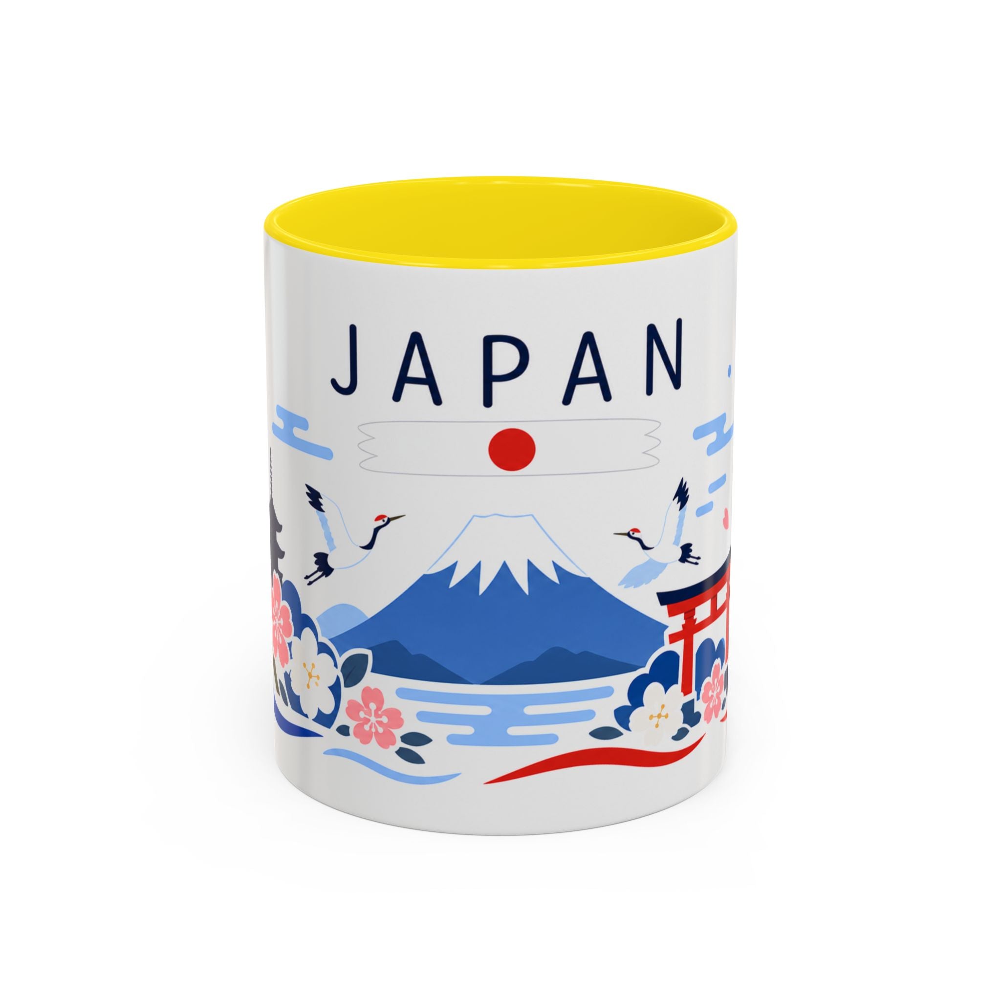 Japan Coffee Mug | Travel Souvenir Accent Mug | Country Gift Ceramic Cup 11oz 15oz