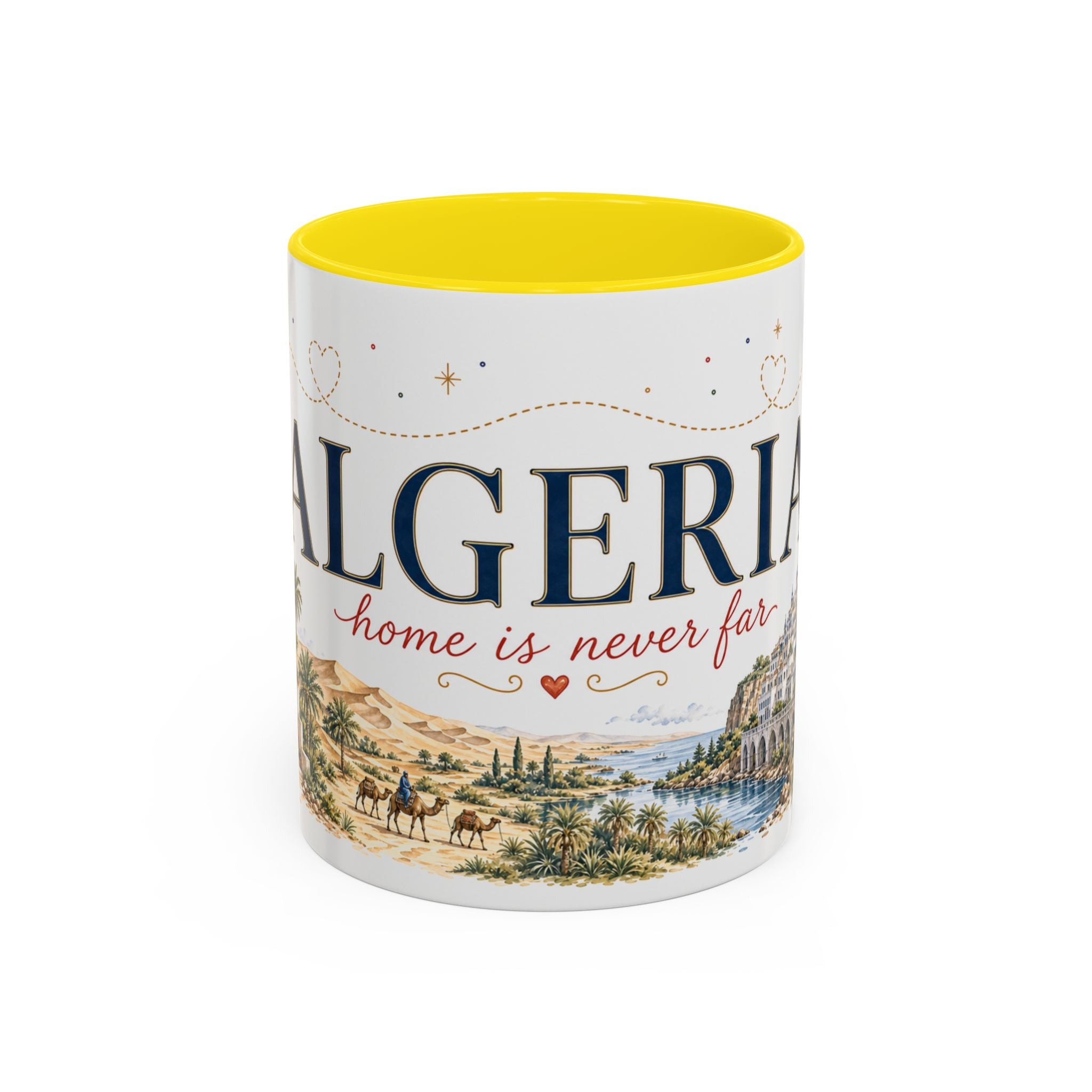 Algeria Home Country Mug | Moving Away Gift | Long Distance Friendship | 11 oz 15 oz Accent Mug