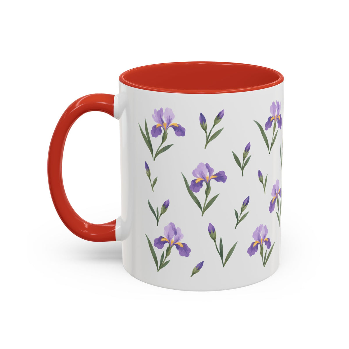 Tennessee Iris Mug, State Flower Floral Coffee Cup, 11oz Botanical Gift