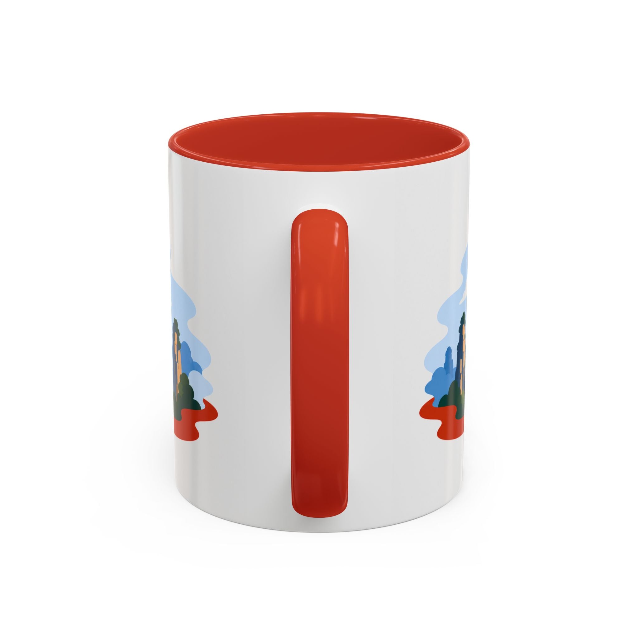 Zhangjiajie Coffee Mug | Travel Destination Souvenir Gift | Accent Color Ceramic 11oz 15oz