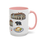 Bern Illustrated Travel Mug | City Souvenir Accent Coffee Mug | 11oz 15oz Ceramic Cup