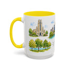 Tulsa Illustrated Travel Mug | City Souvenir Accent Coffee Mug | 11oz 15oz Ceramic Cup