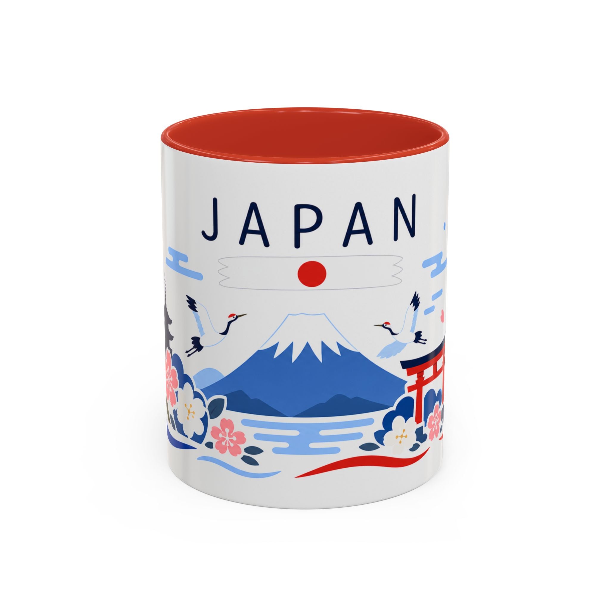 Japan Coffee Mug | Travel Souvenir Accent Mug | Country Gift Ceramic Cup 11oz 15oz