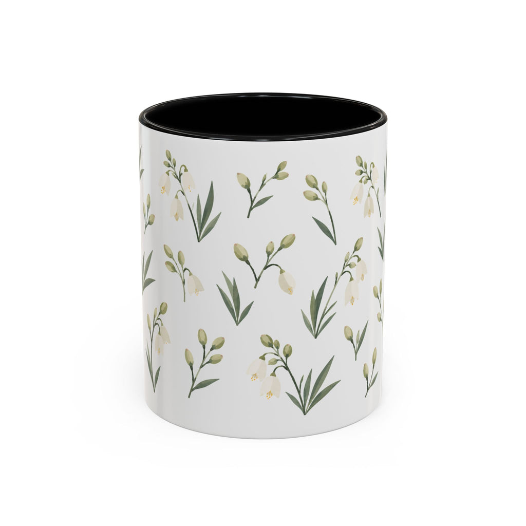 New Mexico Yucca Flower Mug, State Flower Floral Coffee Cup, 11oz Botanical Gift