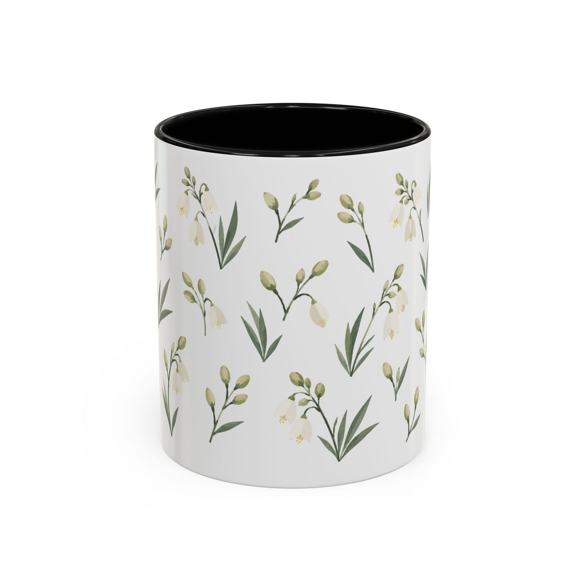 New Mexico Yucca Flower Mug, State Flower Floral Coffee Cup, 11oz Botanical Gift