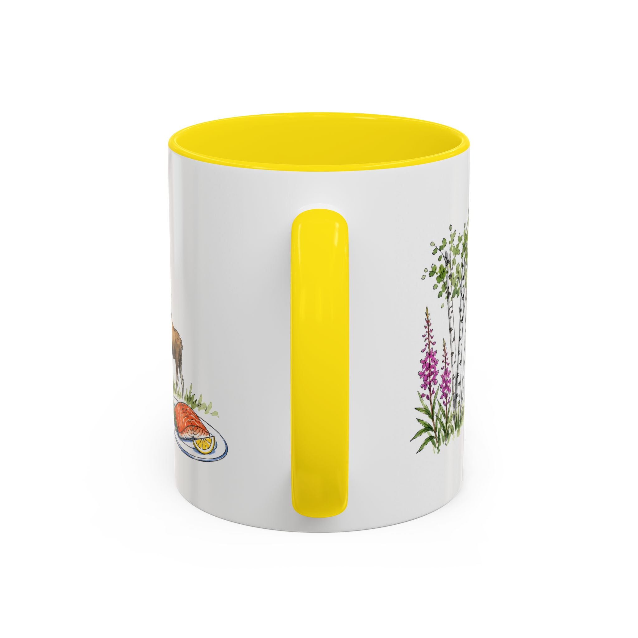 Anchorage Illustrated Travel Mug | City Souvenir Accent Coffee Mug | 11oz 15oz Ceramic Cup