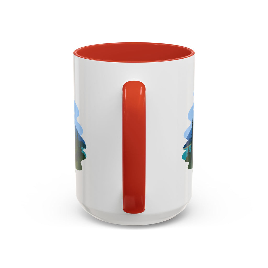Lake Clark National Park Coffee Mug | Solid Color Block Park Souvenir | 11oz 15oz Accent Mug
