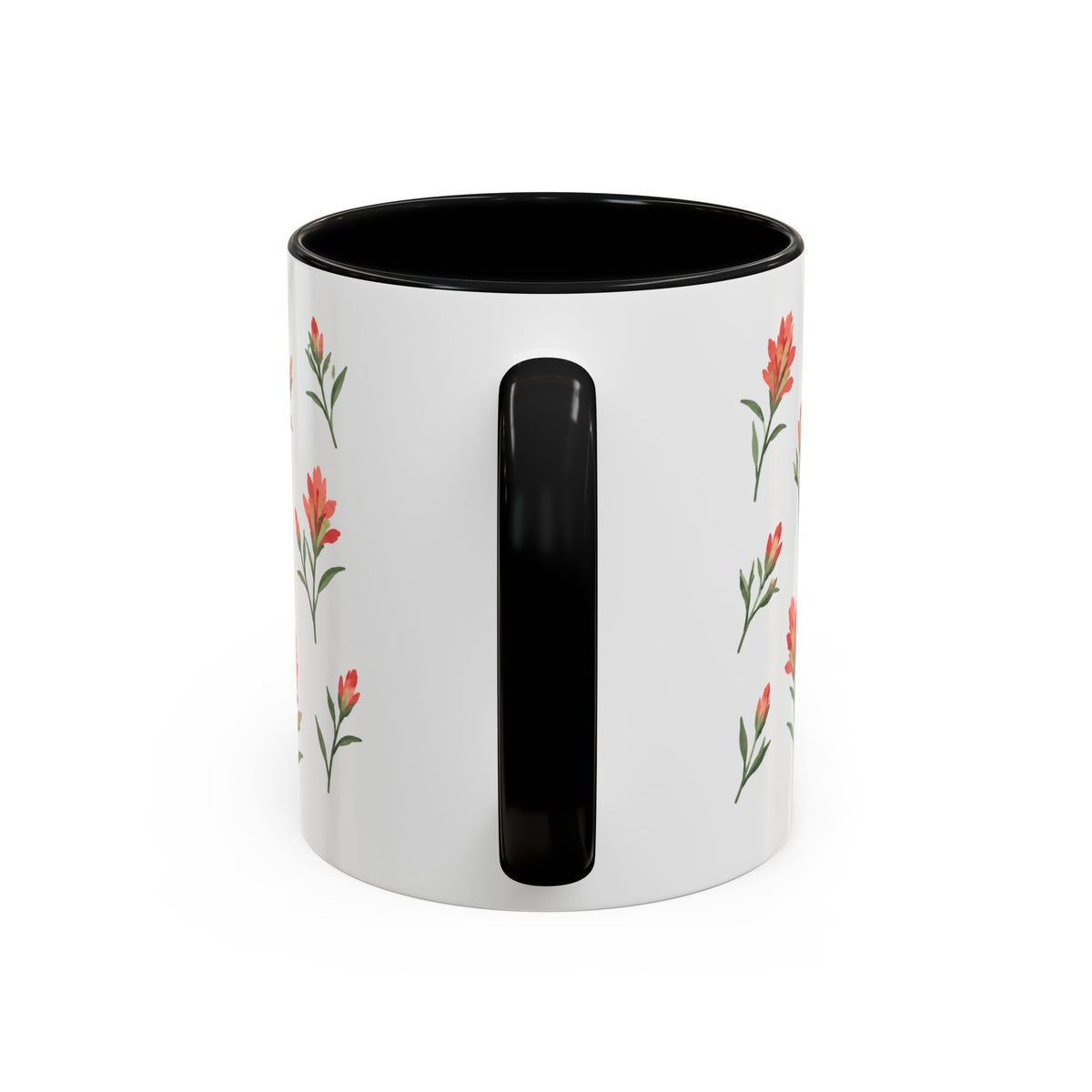 Wyoming Indian Paintbrush Mug, State Flower Floral Coffee Cup, 11oz Botanical Gift