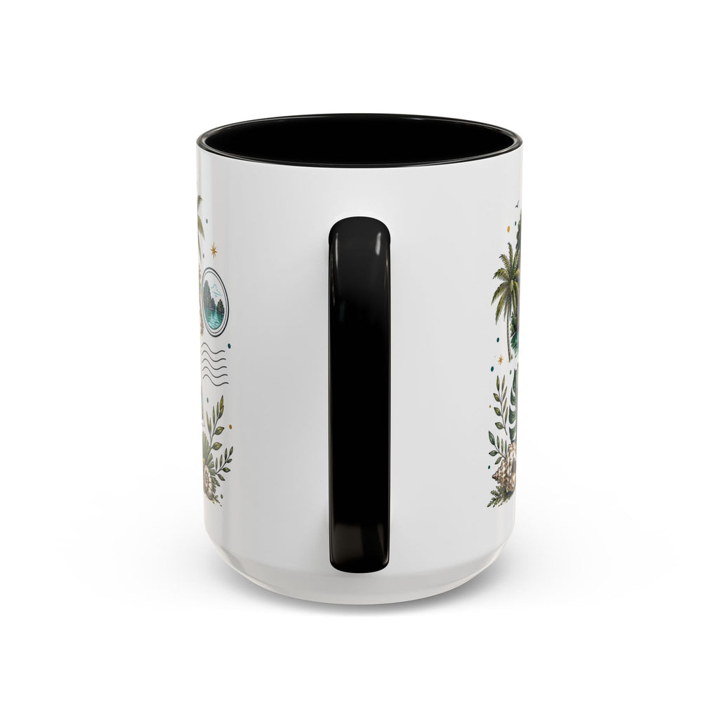 Palawan Coffee Mug | Travel Destination Souvenir Gift | Accent Color Ceramic 11oz 15oz