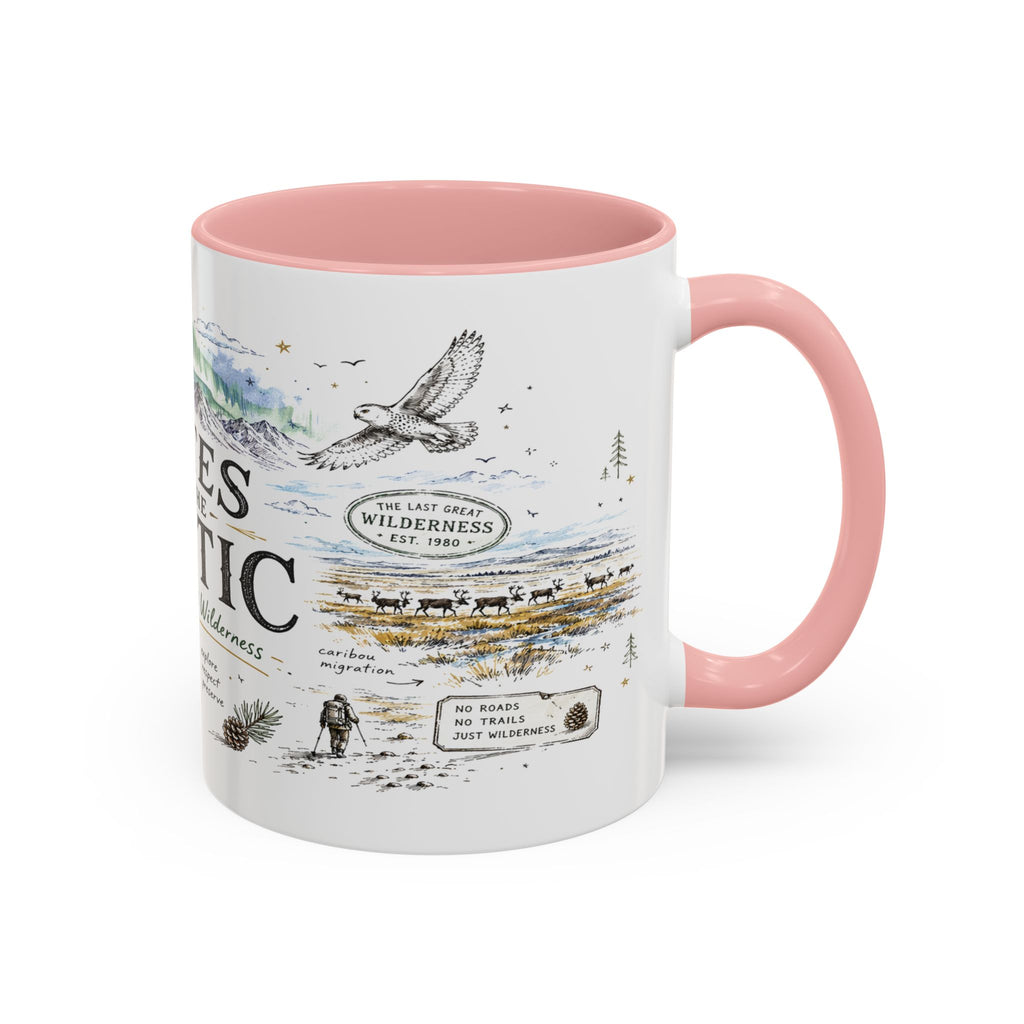 Gates of the Arctic National Park Coffee Mug | Alaska Arctic Wilderness Gift | Accent Color Ceramic 11oz 15oz