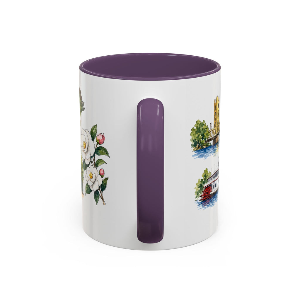 Sacramento Illustrated Travel Mug | City Souvenir Accent Coffee Mug | 11oz 15oz Ceramic Cup