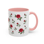 Oklahoma Oklahoma Rose Mug, State Flower Floral Coffee Cup, 11oz Botanical Gift