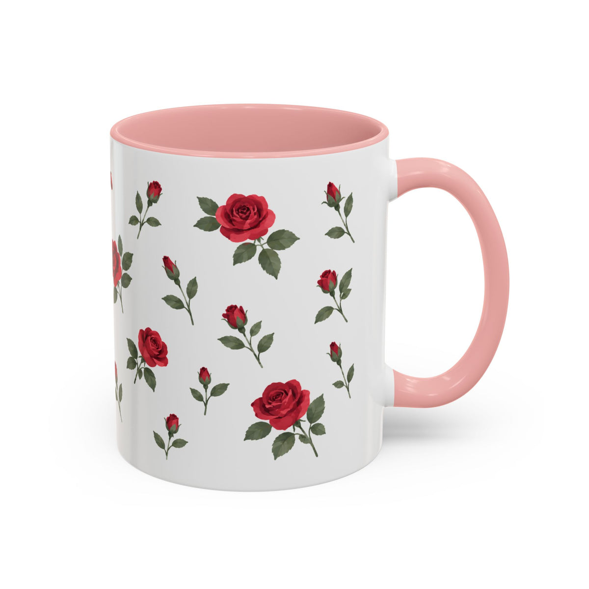 Oklahoma Oklahoma Rose Mug, State Flower Floral Coffee Cup, 11oz Botanical Gift