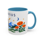 Sagittarius Zodiac Coffee Mug | Bow and Arrow Design | Astrology Birthday Gift | 11 oz 15 oz Ceramic Accent Mug