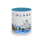 Finland Coffee Mug | Travel Souvenir Accent Mug | Place Gift Ceramic Cup 11oz 15oz