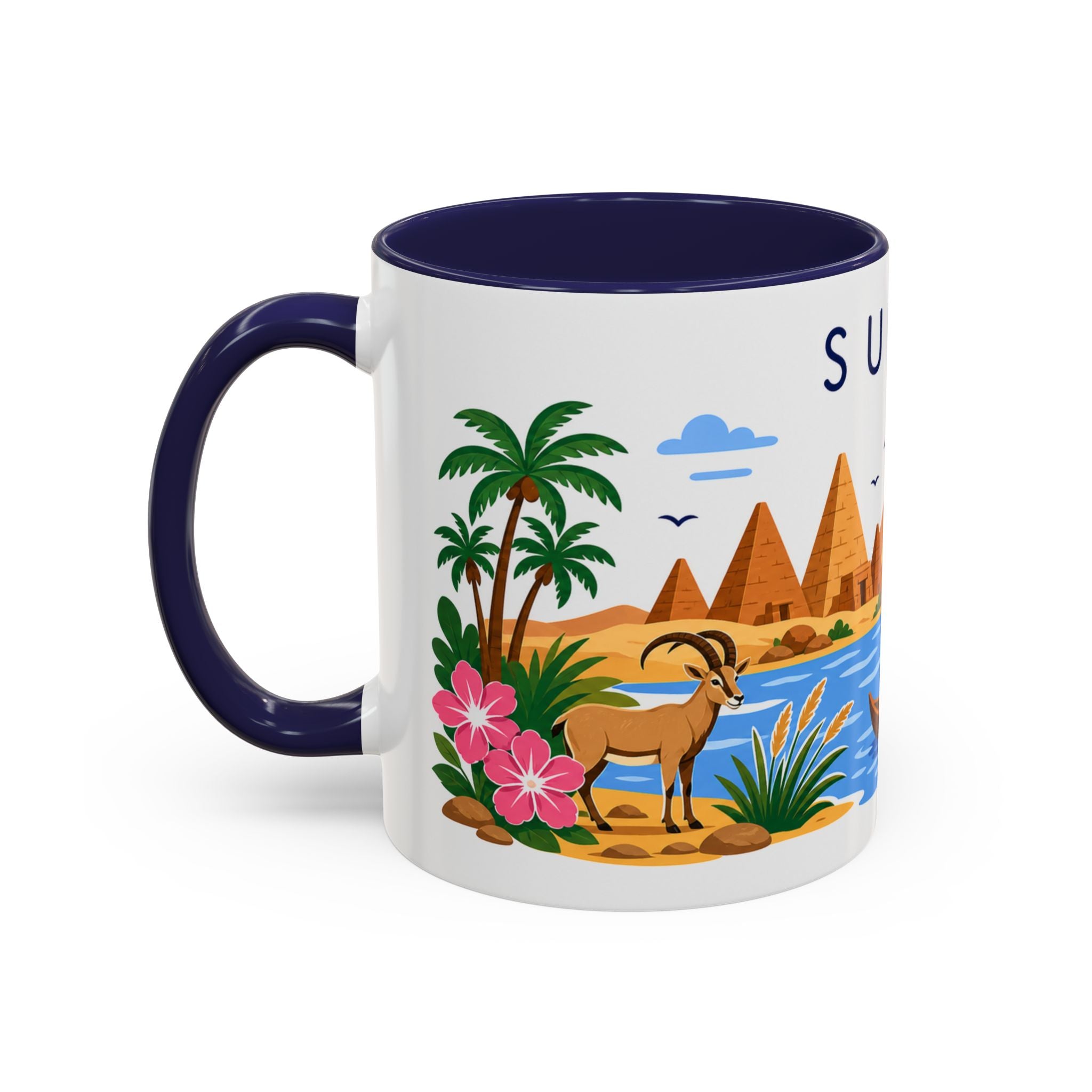 Sudan Home Country Mug | Moving Away Gift | Long Distance Friendship | 11 oz 15 oz Accent Mug