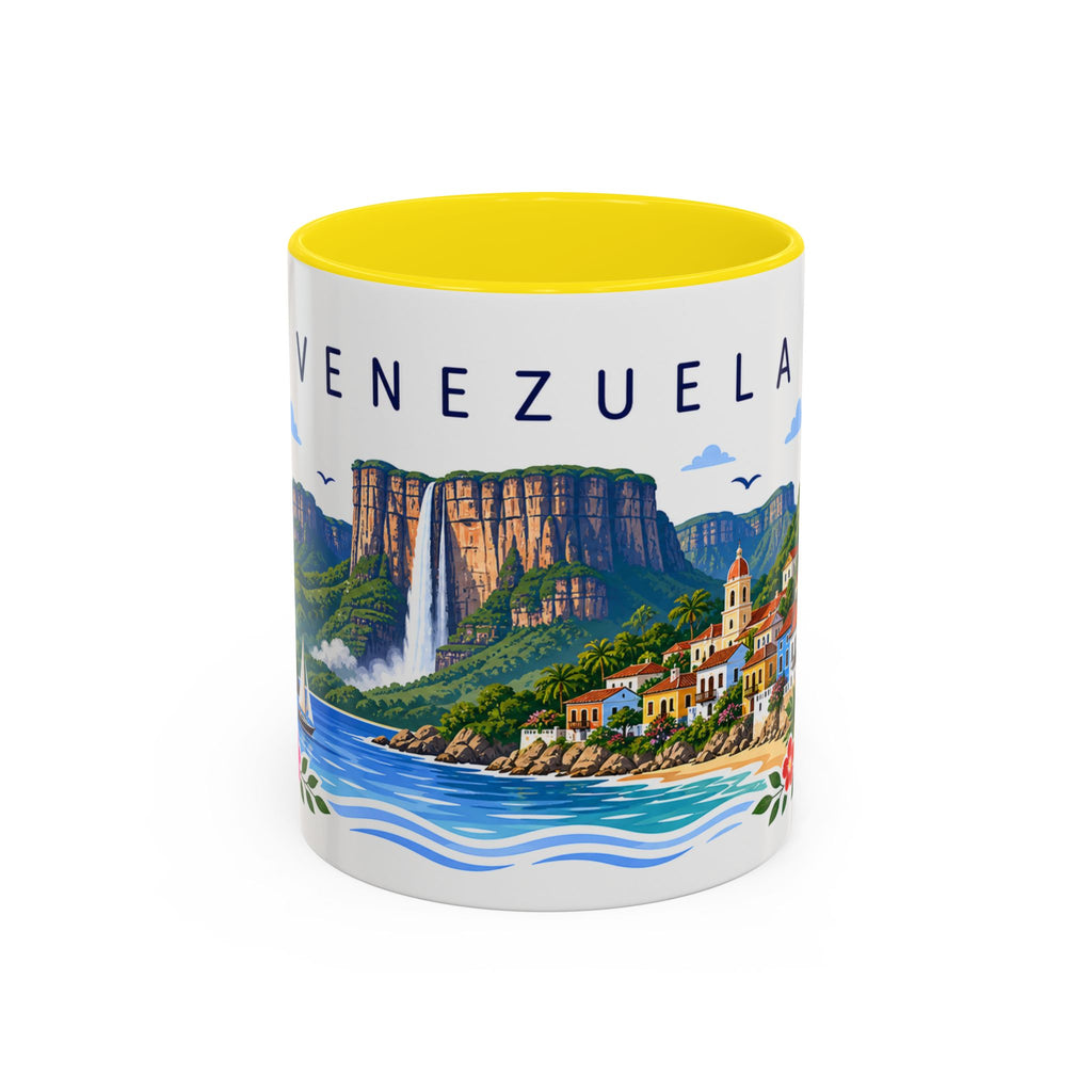 Venezuela Coffee Mug | Travel Souvenir Accent Mug | Place Gift Ceramic Cup 11oz 15oz