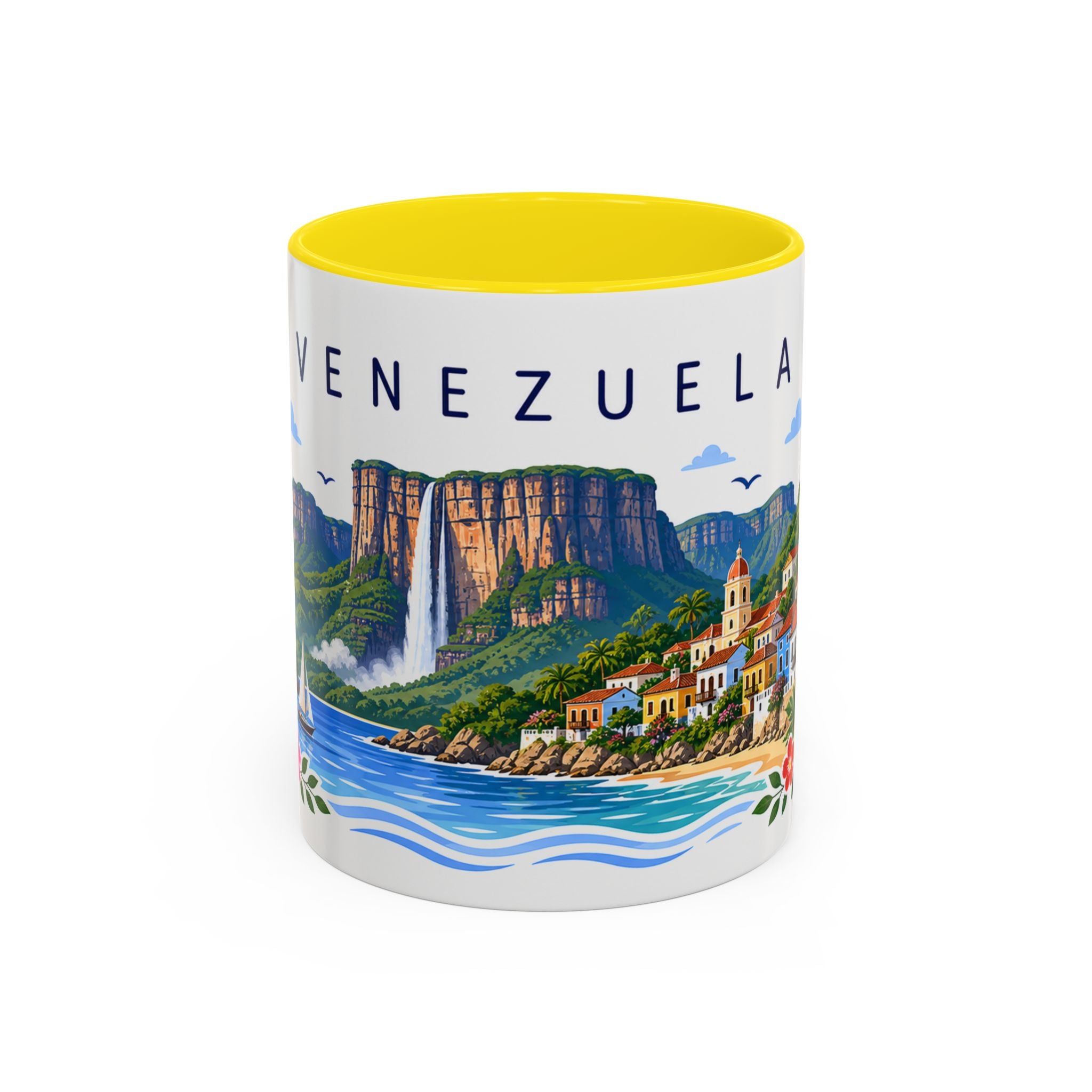 Venezuela Coffee Mug | Travel Souvenir Accent Mug | Place Gift Ceramic Cup 11oz 15oz