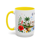 Ghana Coffee Mug | Travel Souvenir Accent Mug | Place Gift Ceramic Cup 11oz 15oz