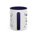 Crater Lake National Park Coffee Mug | Oregon Volcano Blue Lake Hiking Gift | Accent Color Ceramic 11oz 15oz