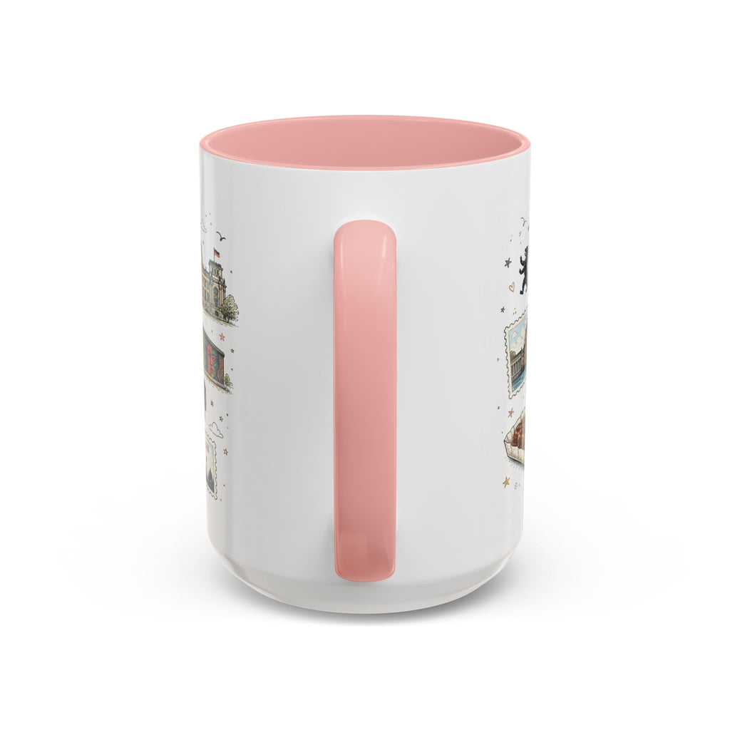 Berlin Coffee Mug | Germany Souvenir Travel Gift | Accent Color Ceramic 11oz 15oz