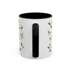 Georgia Sweetbay Magnolia Mug, State Flower Floral Coffee Cup, 11oz Botanical Gift