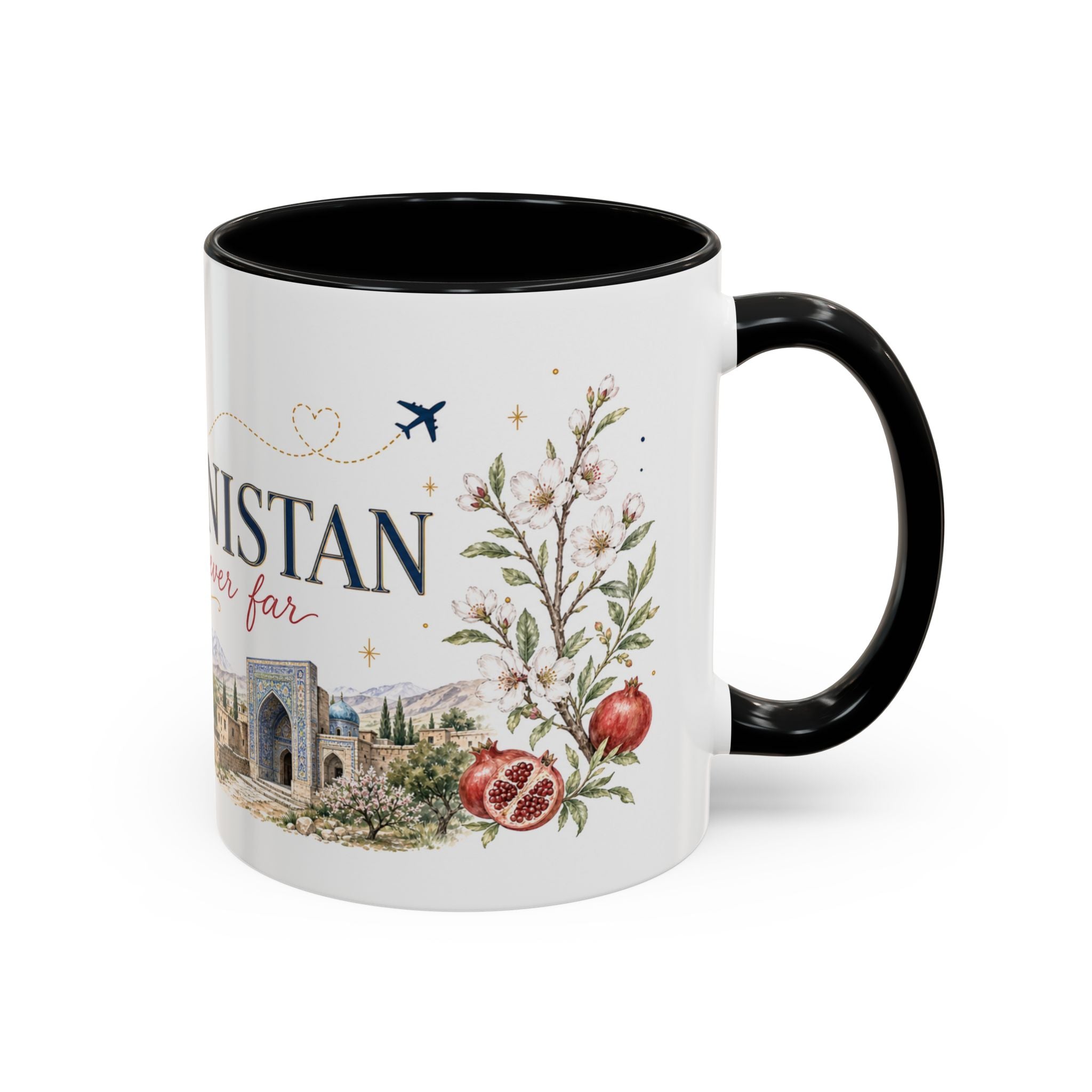 Afghanistan Home Country Mug | Moving Away Gift | Long Distance Friendship | 11 oz 15 oz Accent Mug
