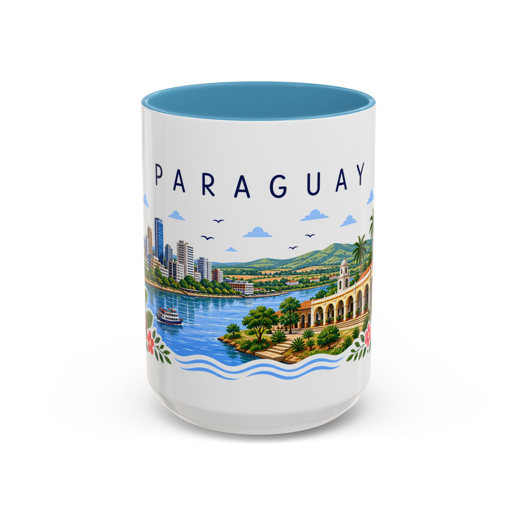 Paraguay Coffee Mug | Travel Souvenir Accent Mug | Place Gift Ceramic Cup 11oz 15oz