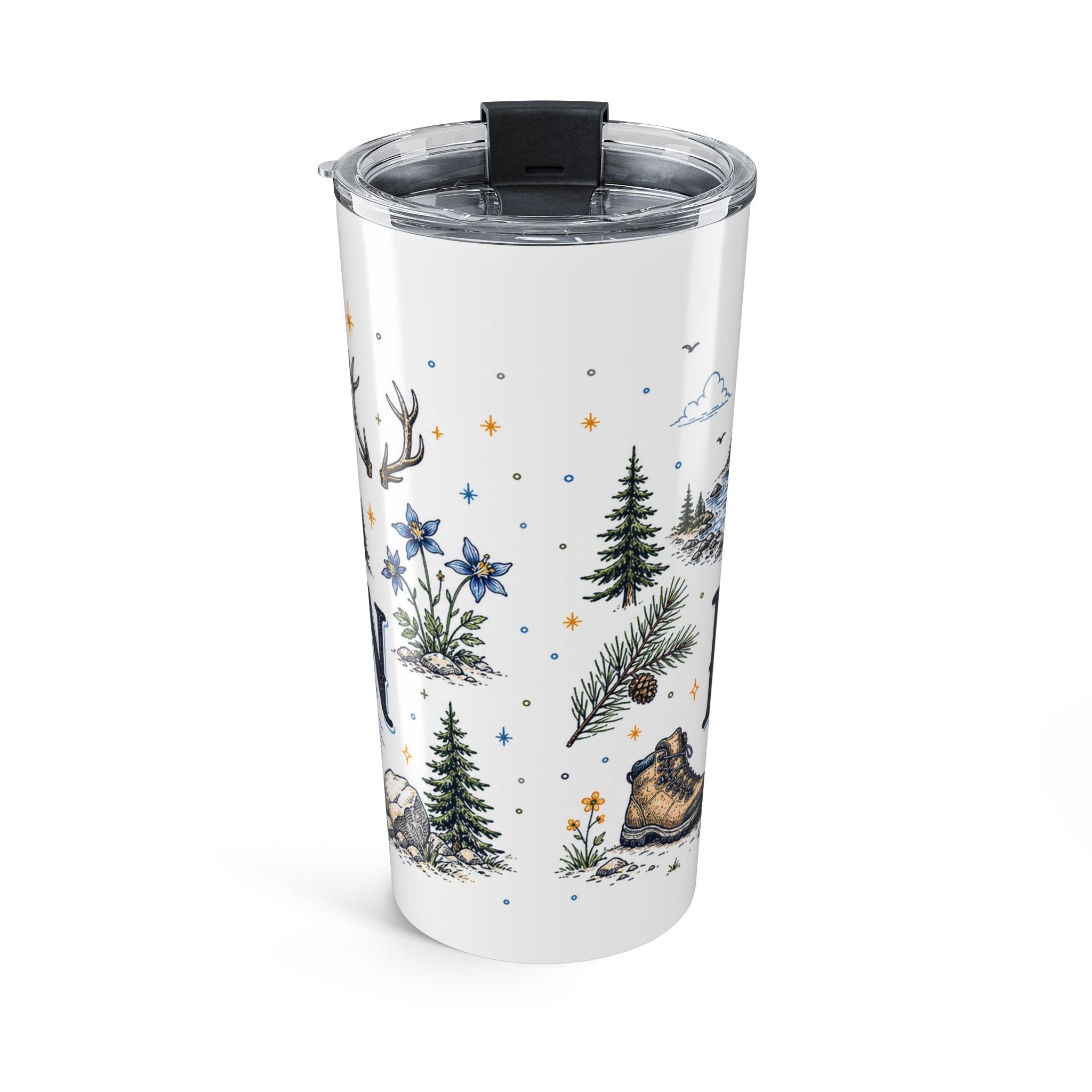 Rocky Mountain National Park 20oz Tumbler | Colorado Hiking Gift | Insulated Stainless Steel Travel Cup