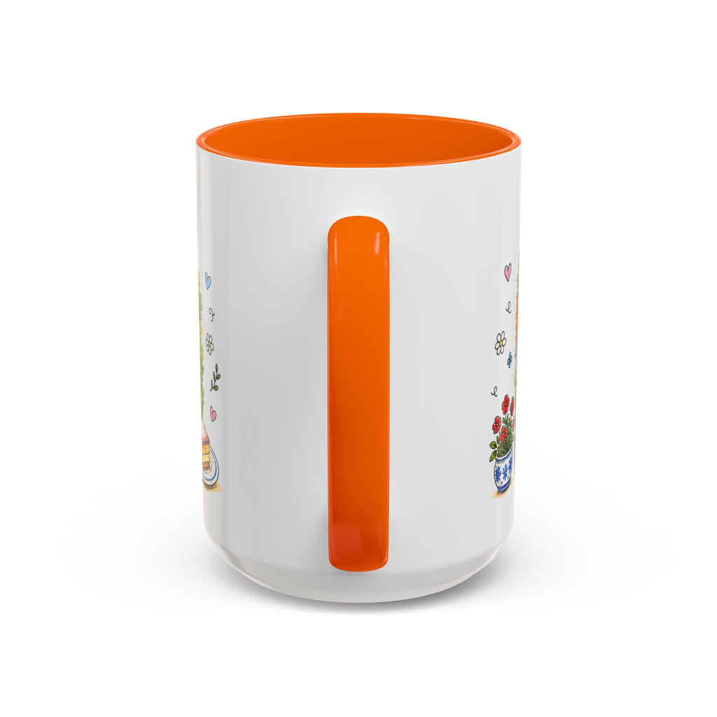 Cesky Krumlov Illustrated Travel Mug | Czechia Souvenir Accent Coffee Mug | 11oz 15oz Ceramic Cup