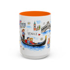 Venice Travel Mug | European City Souvenir Accent Coffee Mug | 11oz 15oz Ceramic Cup