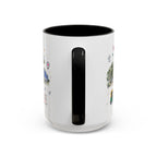 Bangalore Coffee Mug | India Souvenir Travel Gift | Accent Color Ceramic 11oz 15oz