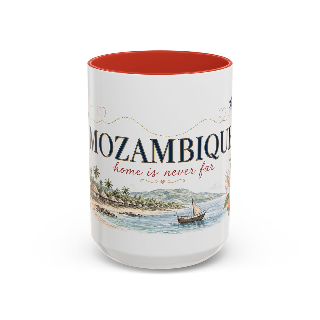 Mozambique Home Country Mug | Moving Away Gift | Long Distance Friendship | 11 oz 15 oz Accent Mug
