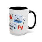 Toronto Coffee Mug | Postage Stamp Collage Mug | Travel Souvenir Accent Cup 11oz 15oz