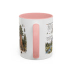 Kings Canyon National Park Coffee Mug | California Sierra Nevada Sequoia Gift | Accent Color Ceramic 11oz 15oz