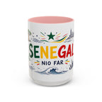 Senegal Soccer Coffee Mug | World Cup Fan Gift | Accent Color Ceramic 11oz 15oz Match Day Cup