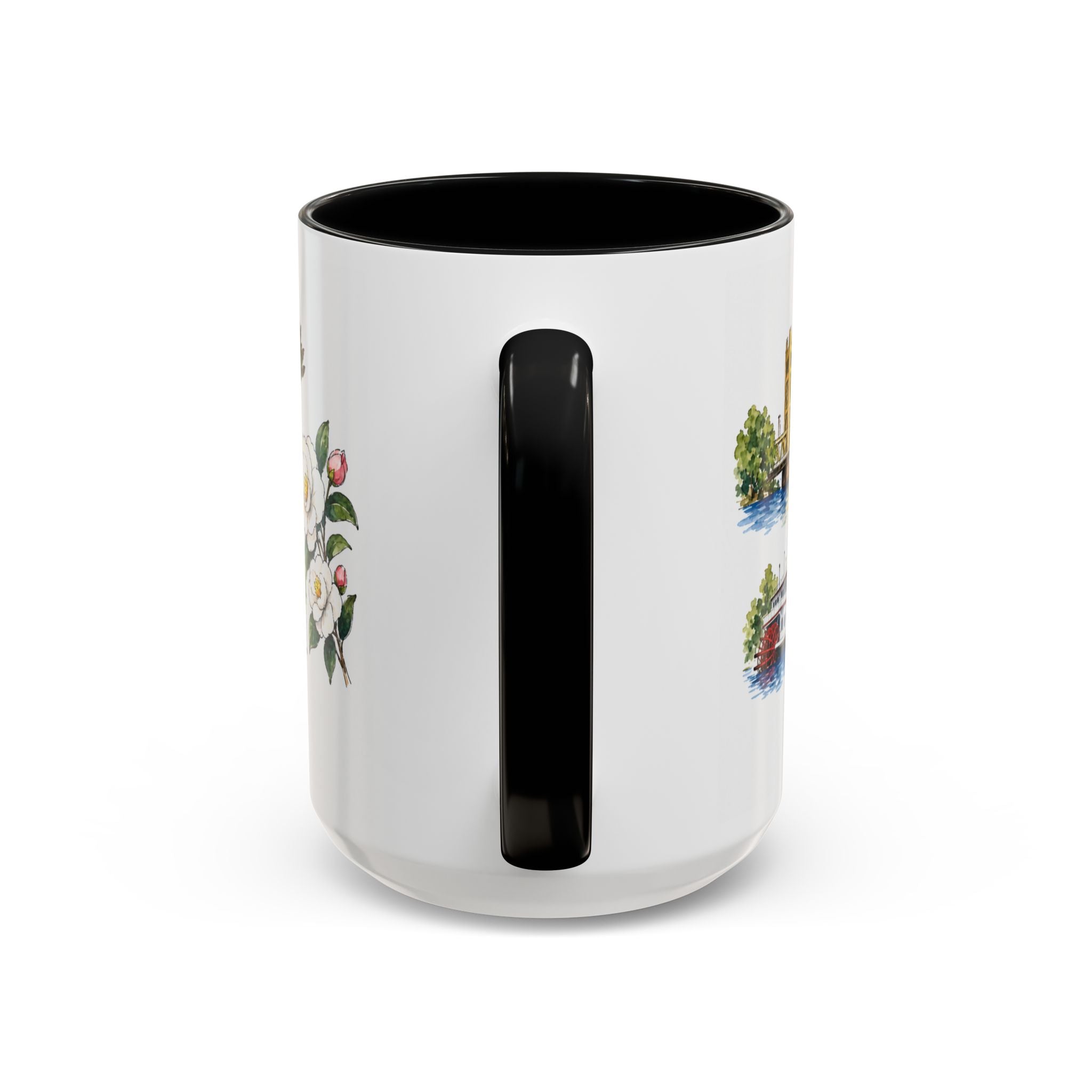Sacramento Illustrated Travel Mug | City Souvenir Accent Coffee Mug | 11oz 15oz Ceramic Cup