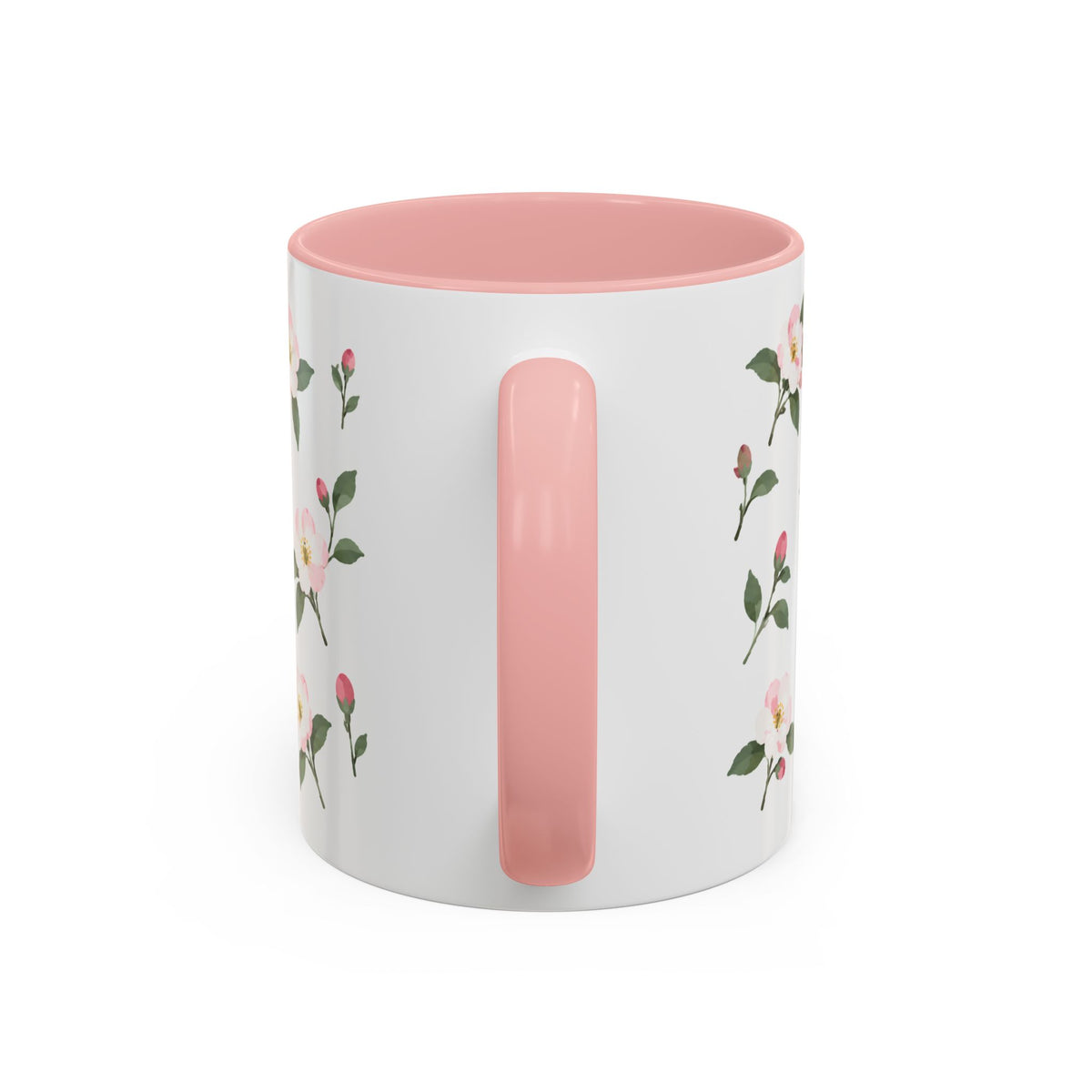 Michigan Apple Blossom Mug, State Flower Floral Coffee Cup, 11oz Botanical Gift