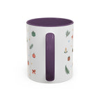 Olympic National Park Christmas Mug | Watercolor Travel Souvenir | Holiday Gift | Accent Ceramic Coffee Cup 11oz 15oz