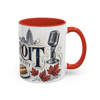 Detroit Coffee Mug | United States Travel Souvenir | Vintage Illustrated City Gift | 11 oz 15 oz Accent Mug