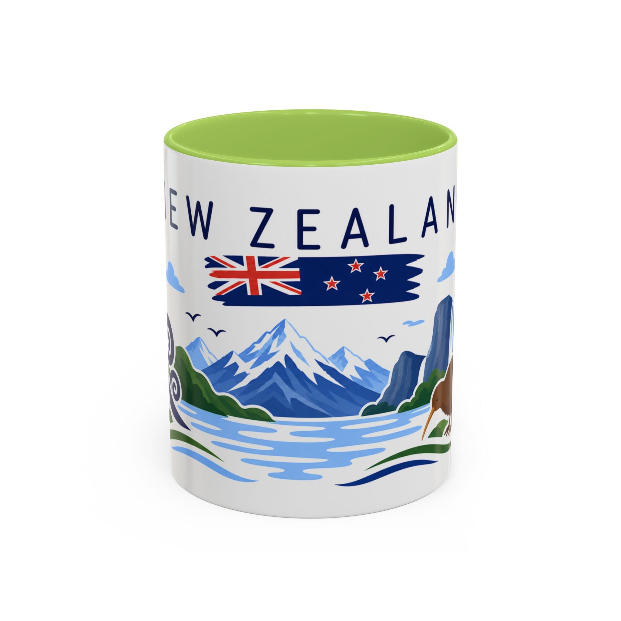 New Zealand Coffee Mug | Travel Souvenir Accent Mug | Country Gift Ceramic Cup 11oz 15oz