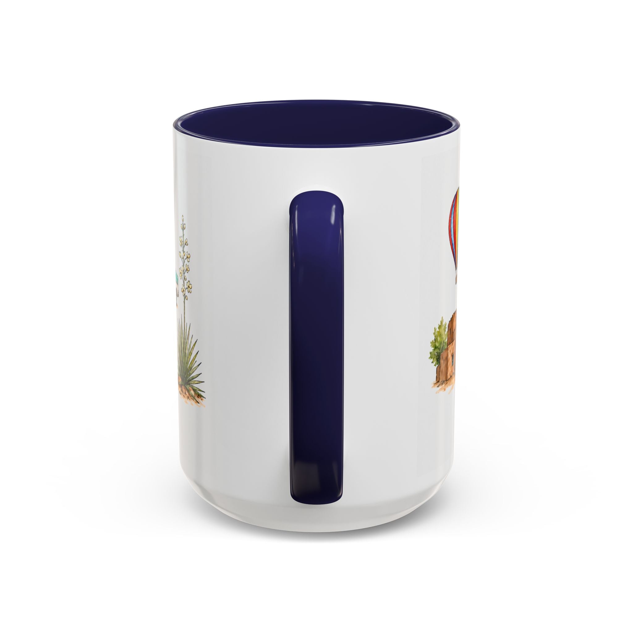 Albuquerque Illustrated Travel Mug | City Souvenir Accent Coffee Mug | 11oz 15oz Ceramic Cup