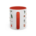 Honolulu Christmas Mug | Watercolor City Souvenir | Ceramic Coffee Cup (11oz 15oz)