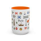 Porto Christmas Mug | Watercolor City Souvenir, Travel Gift (11oz/15oz)