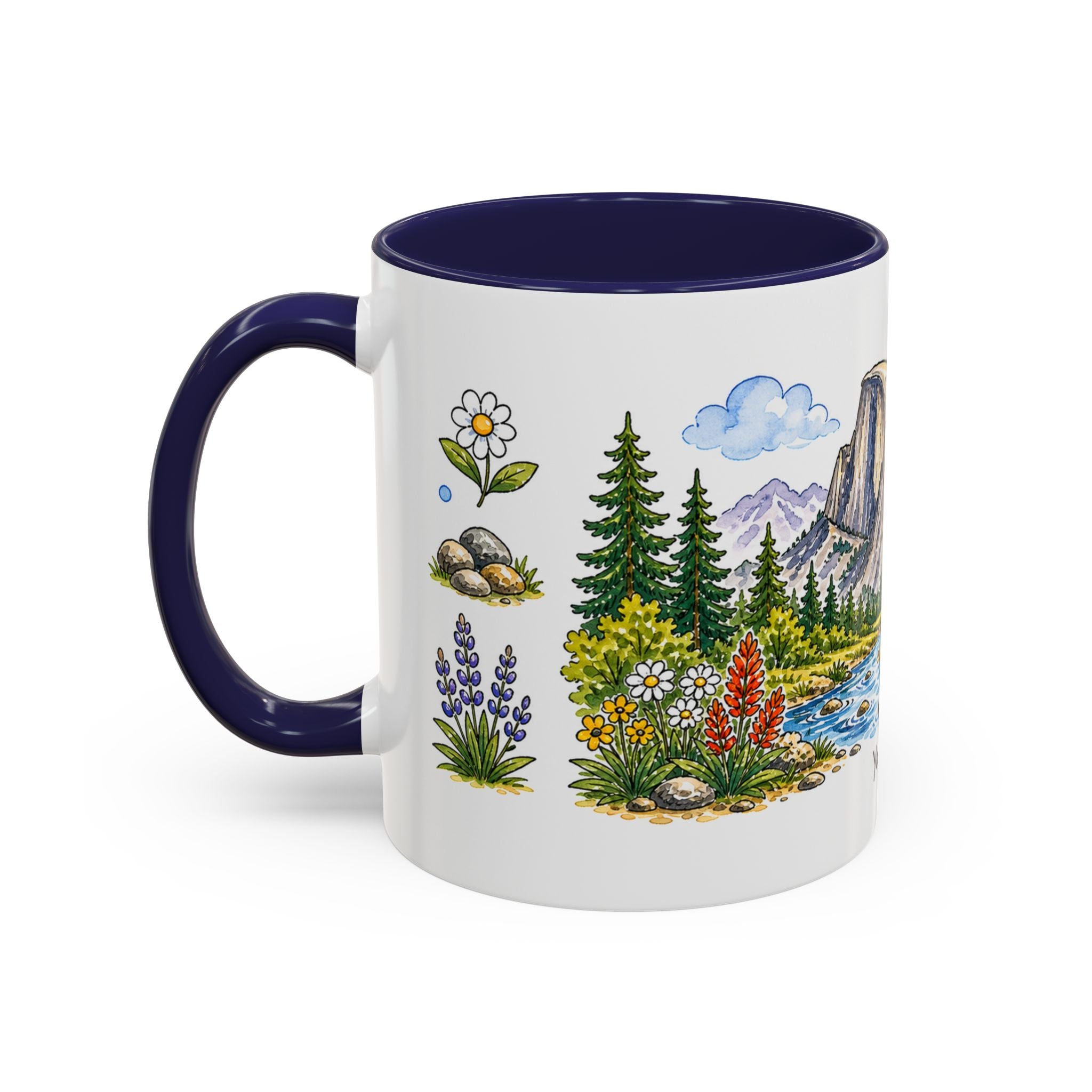 Yosemite National Park Mug | US Travel Souvenir Accent Coffee Mug | 11oz 15oz Ceramic Cup