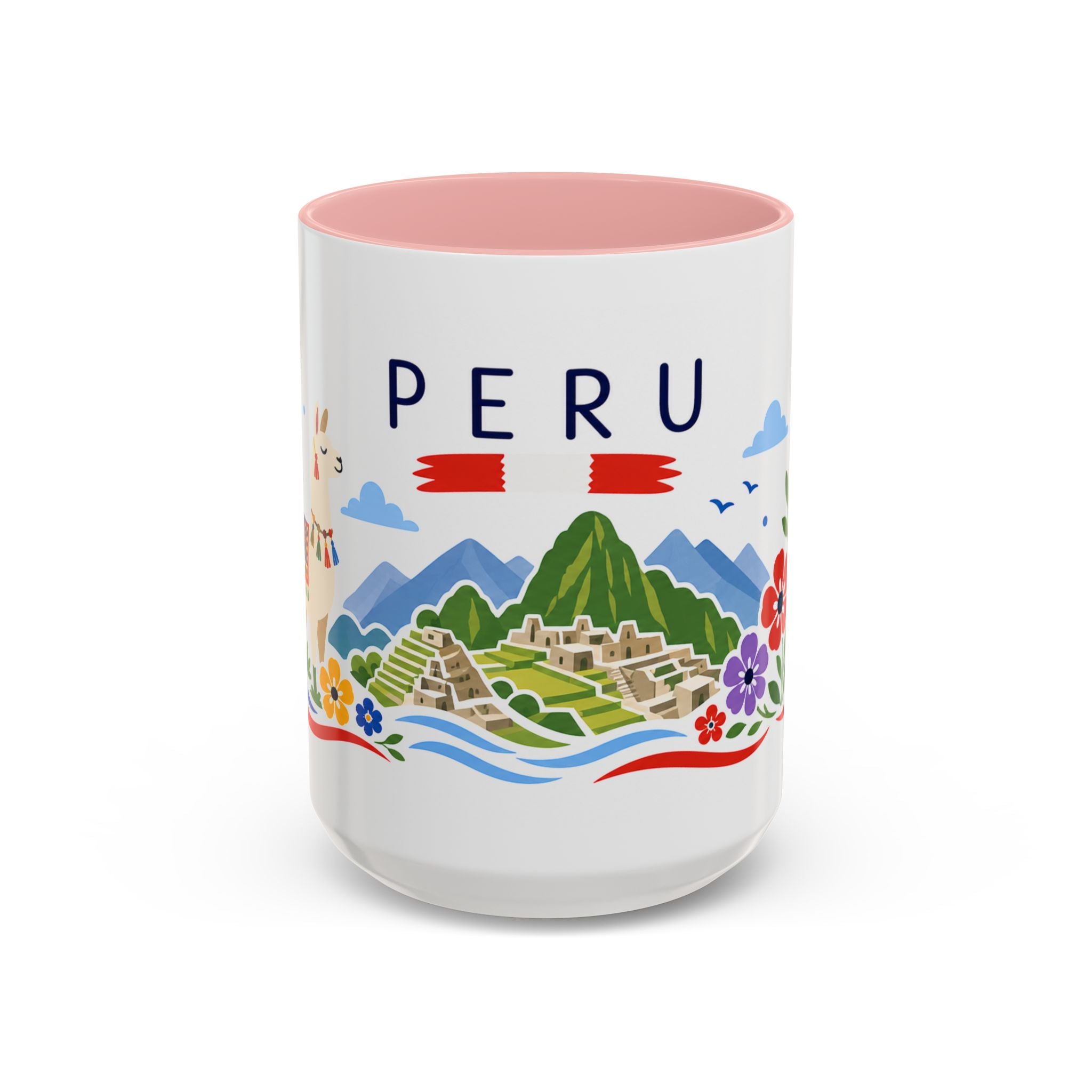Peru Coffee Mug | Travel Souvenir Accent Mug | Country Gift Ceramic Cup 11oz 15oz