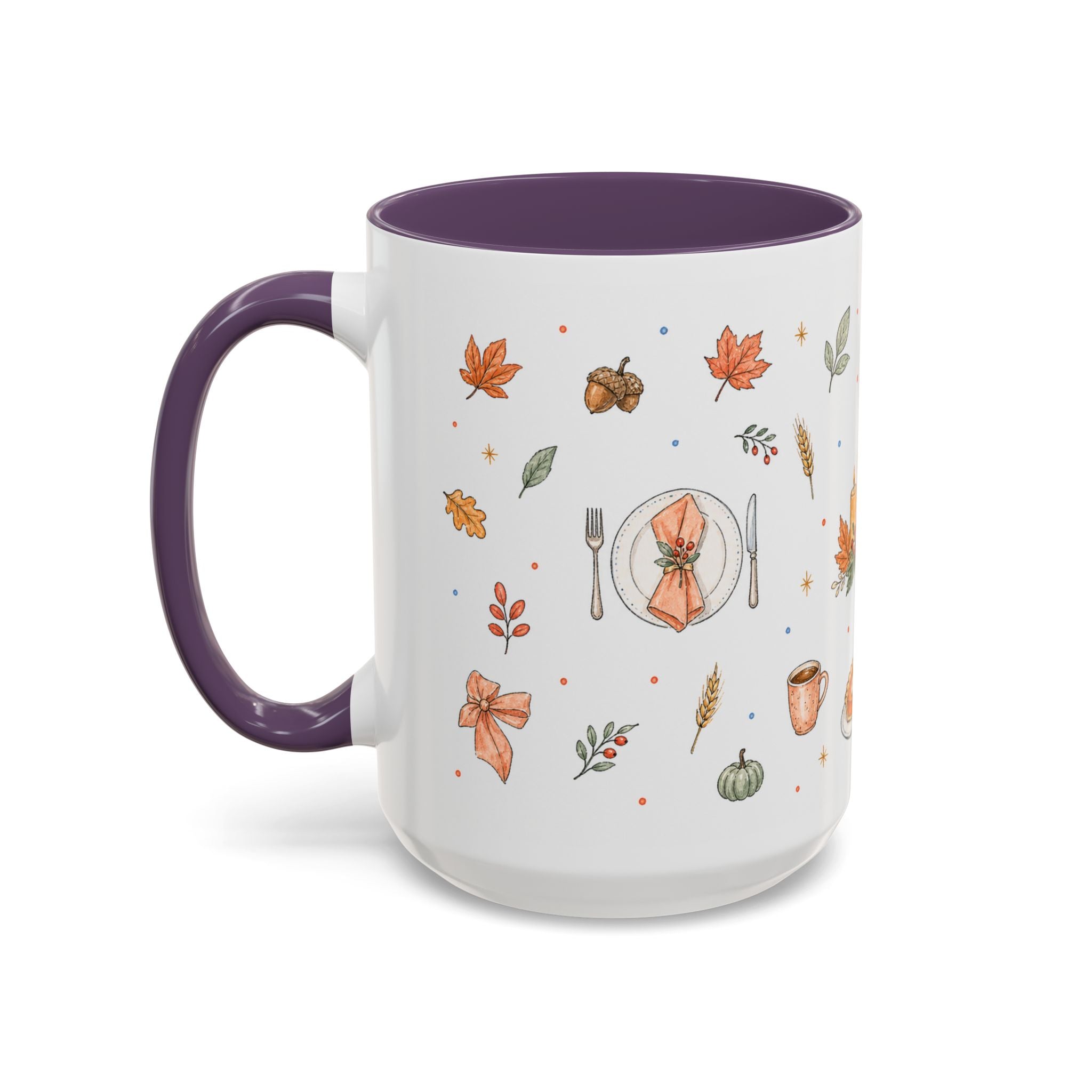 Thanksgiving Host Mug | Cozy Watercolor Gathering Gift | Autumn Accent Cup 11oz 15oz