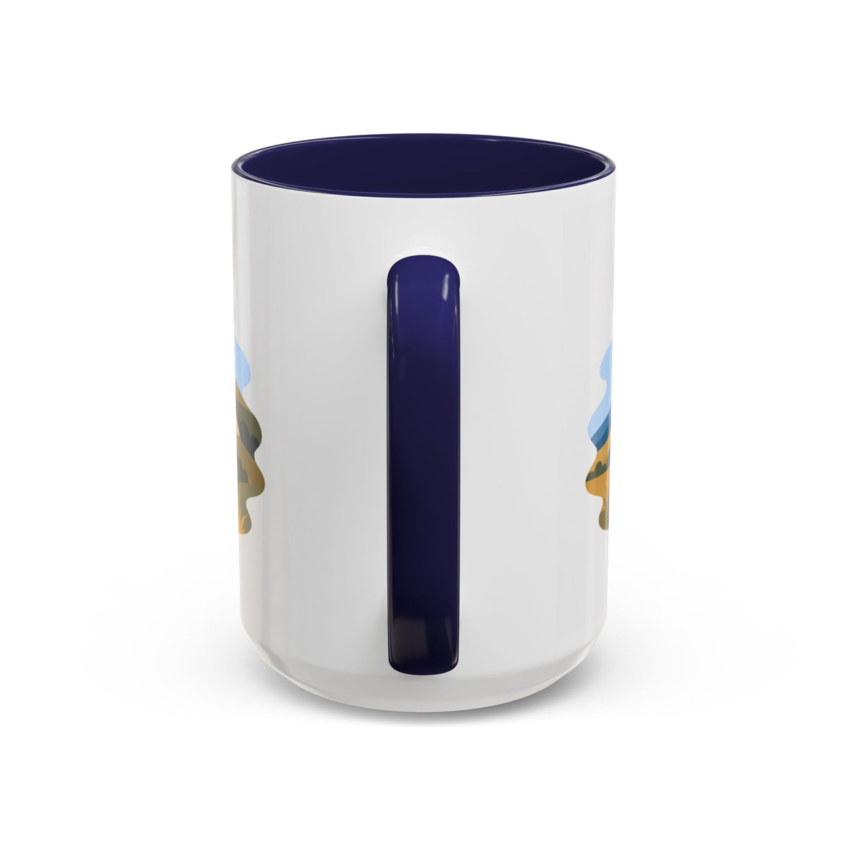 Wind Cave National Park Coffee Mug | Solid Color Block Park Souvenir | 11oz 15oz Accent Mug