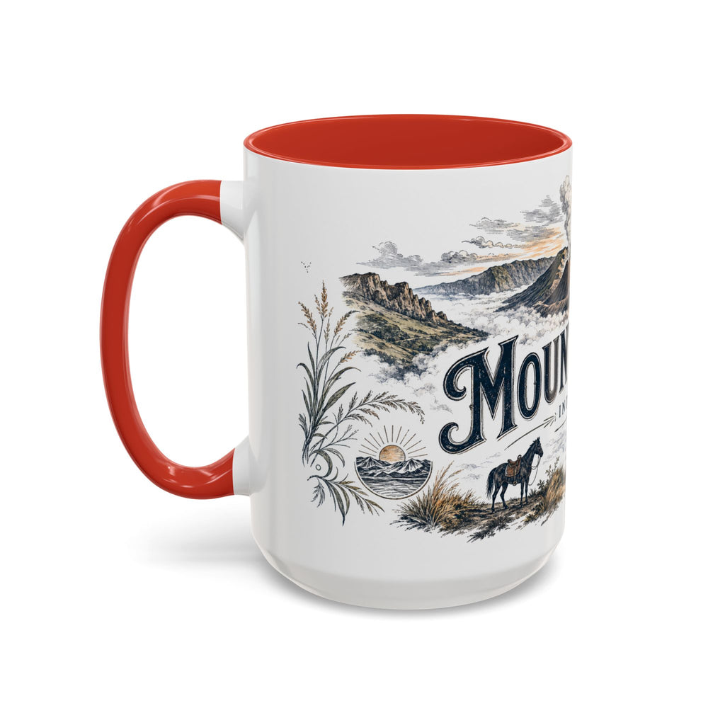 Mount Bromo Mug, Indonesia Travel Souvenir, Bucket List Gift, Accent Ceramic Coffee Mug 11oz 15oz