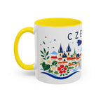 Czechia Coffee Mug | Travel Souvenir Accent Mug | Country Gift Ceramic Cup 11oz 15oz